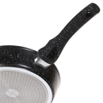 Сковорода алюминий, 28 см, антиприг, Daniks, Олимп Гранит, чер, DFP-28-BLM-IND, индукц