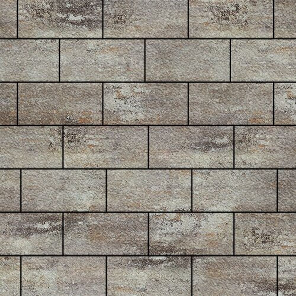 Тротуарная плитка Грас, 80 мм, ColorMix Берилл, native