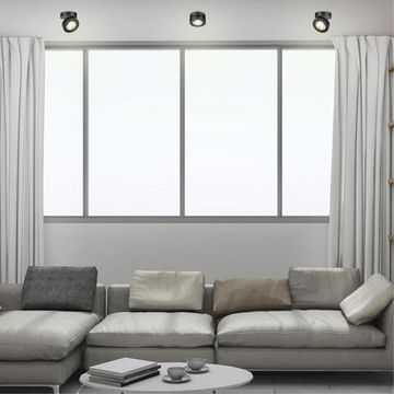 357985 OVER NT19 368 черный Накладной светильник IP20 LED 3000К 12W 220V GRODA