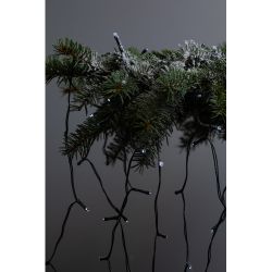 Садовая гирлянда ЭРА ERASF22-29 на солнечной батарее Бахрома холодный свет 2,4Х0,5м