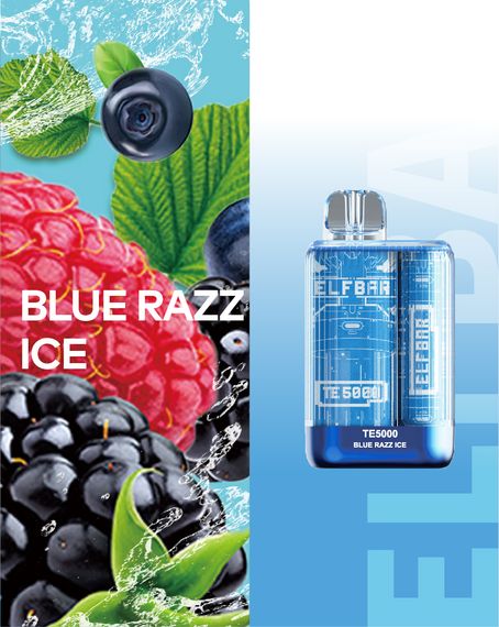 Elf Bar ТЕ5000 - Blue Razz Ice (5% nic)