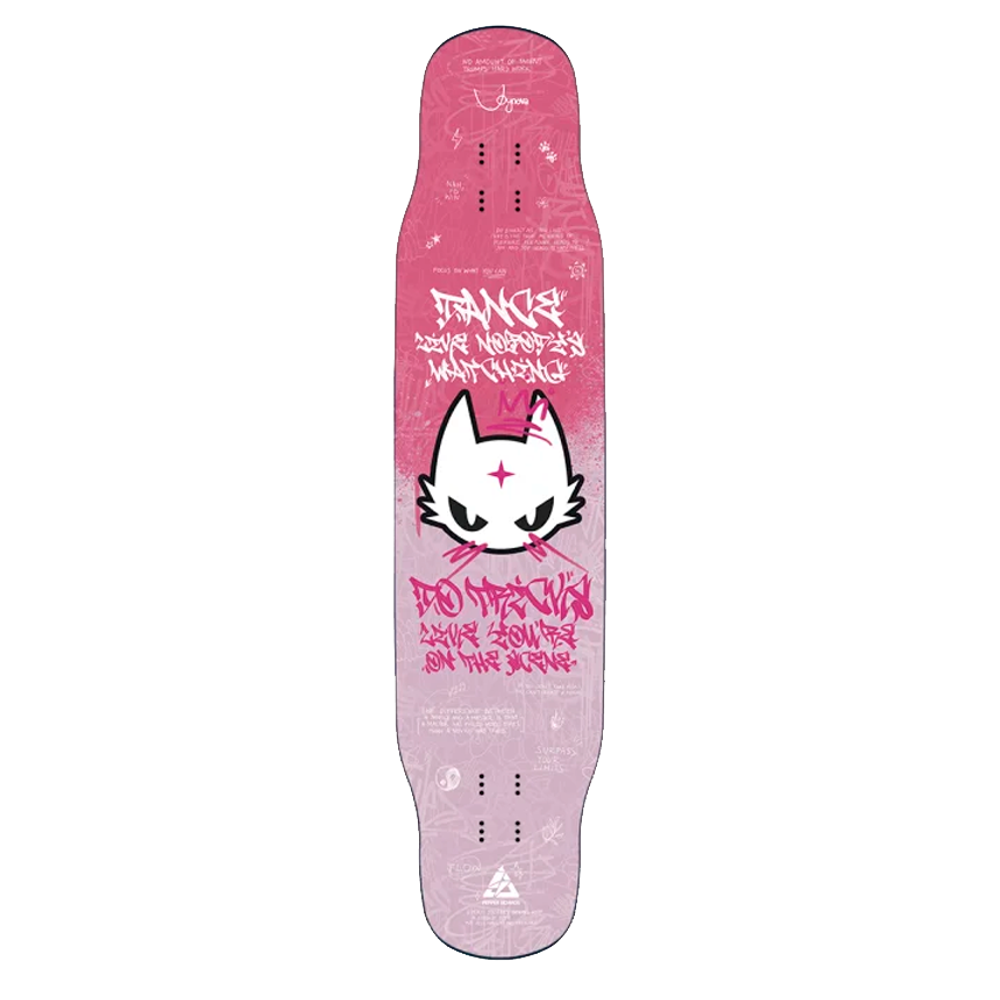 Дека Лонгборд Pepper Boards Flow 42" Pepper X Flip'n'Flow Розовый
