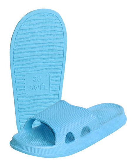 Тапочки из вспененного ПВХ "Фотон", небесно-голубые