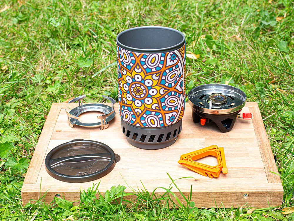 Система приготовления пищи туристическая Adimanti AD-10 1100 мл, цвет черный, AD-10