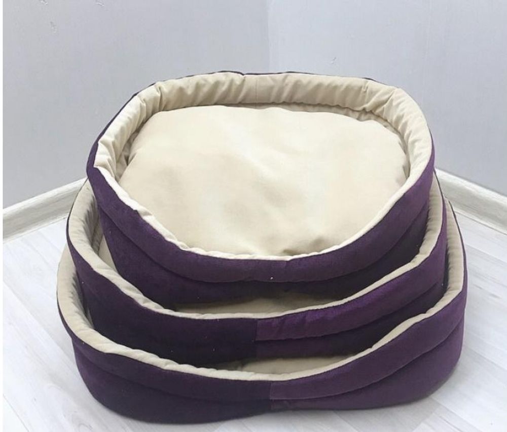 Лежак для собак эконом 42×32×12 см