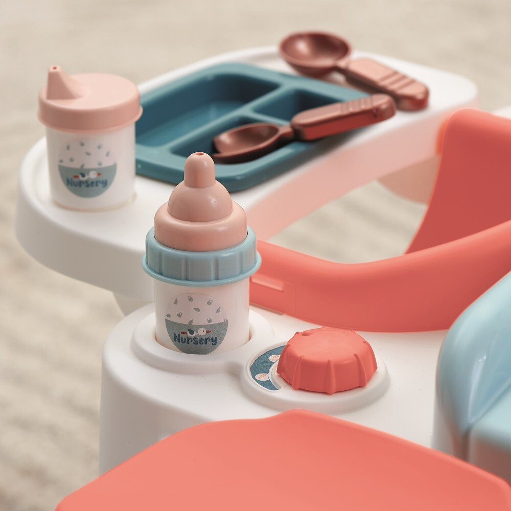 Ecoiffier Nursery - NURSERY NICLE + 13 аксессуаров Для куклы 32 см 1839