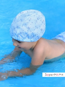 Шапочка для плавания детская непромокаемая для бассейна