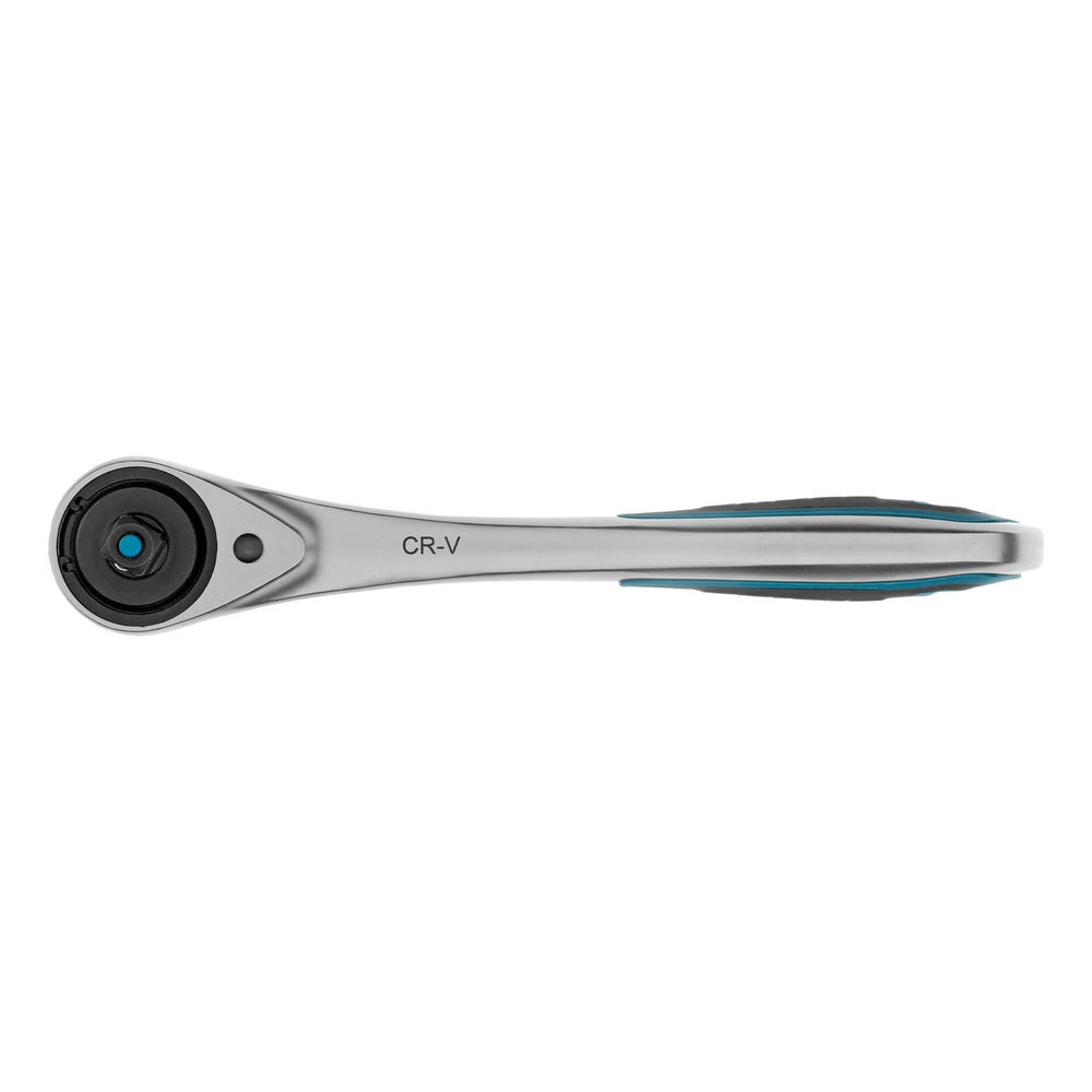 Набор торцевых головок, трещотка 120 зубьев, 1/4", CrV, 36 предметов Gross
