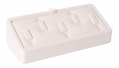 Подставка для 5 колец/кубик наклонный/выним.вкладыш/5 язычков/5 прорезей для ниток/петелька/карман