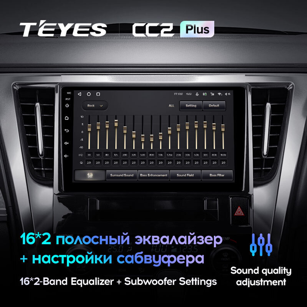 Teyes CC2 Plus 10.2" для Toyota Alphard 2015-2020