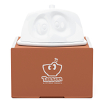 Масленка tassen hidden, 13 х 15,5 х 6,5 см, белая