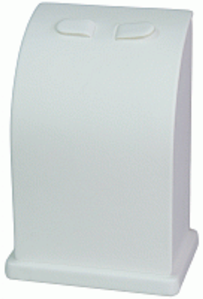 Подставка для серег/кубик изогнутый/2 язычка/квадратное основание/Н-93 мм.