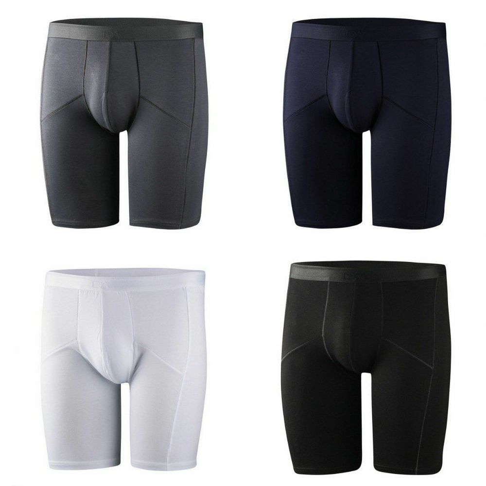 Мужские трусы боксеры удлиненные темно-синие Doreanse 1792