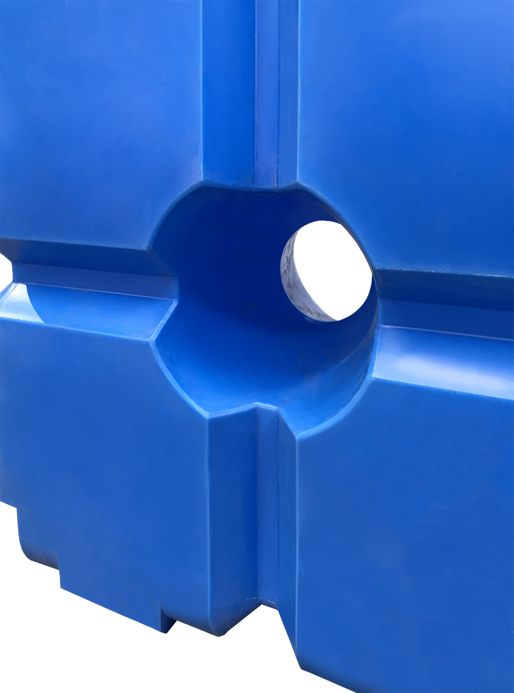 Емкость прямоугольная 2000л горизонтальная Политим 2000 л. прямоугольный (2090x1610x720см;синий) - арт.560729