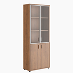 Шкаф для бумаг со стеклом в раме GRAND (ГРАНД)