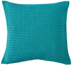 Подушка декоративная 45x45 Blanc Des Vosges Electre Turquoise