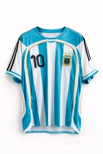 Футболка футбольная Сборной Аргентины 2006 Лео Месси 10