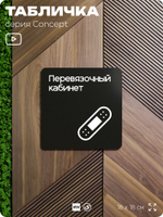 Табличка Перевязочная, на дверь и стену, навигационная и информационная, серия CONCEPT, 18х18 см, Айдентика Технолоджи