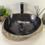 Раковина из речного камня RS-65395 50*42*15 0861