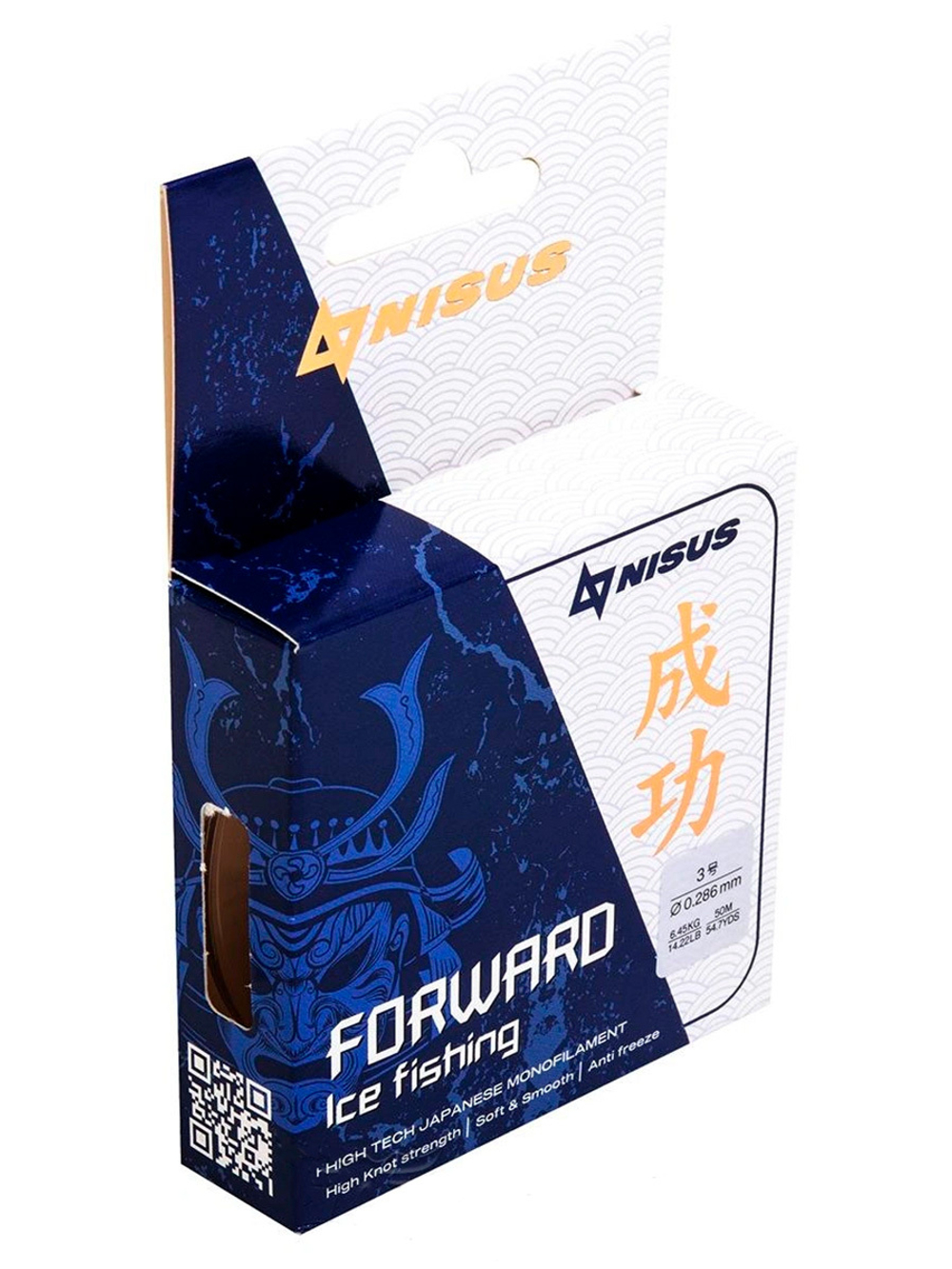 Леска для рыбалки Nisus FORWARD ICE FISHING Nylon Transparent 0,074mm/50m (N-FIF-0.074-50)