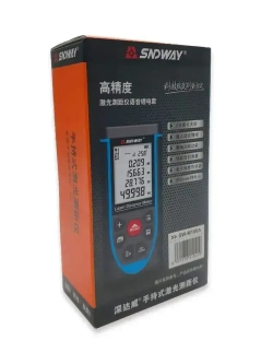 Лазерный дальномер SNDWAY SW-M100A с аккумулятором / лазерная рулетка 100 м