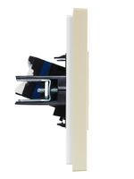 FORTE&PIANO Розетка компьютерная RJ45 кат.6 FP431 ваниль IEK