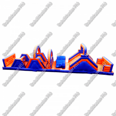 Надувная полоса препятствий "Веселый забег" 15*3*4 м