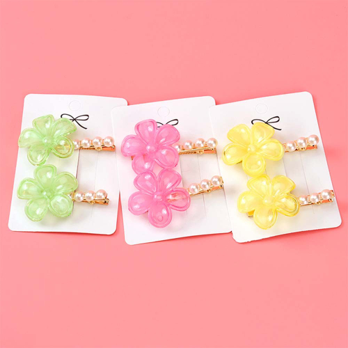 Набор заколок из 2х шт Цветы