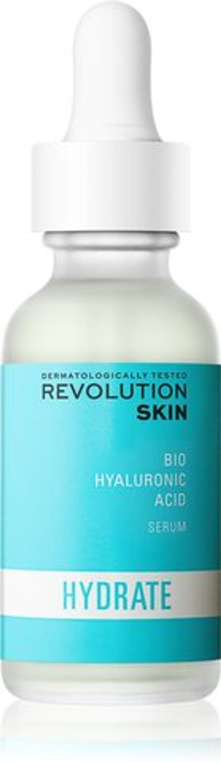 Revolution Skincare Hydrate Bio Hyaluronic Acid - успокаивающая и питательная сыворотка для лица интенсивно увлажняющая /   30  ml  / GTIN 5057566618021