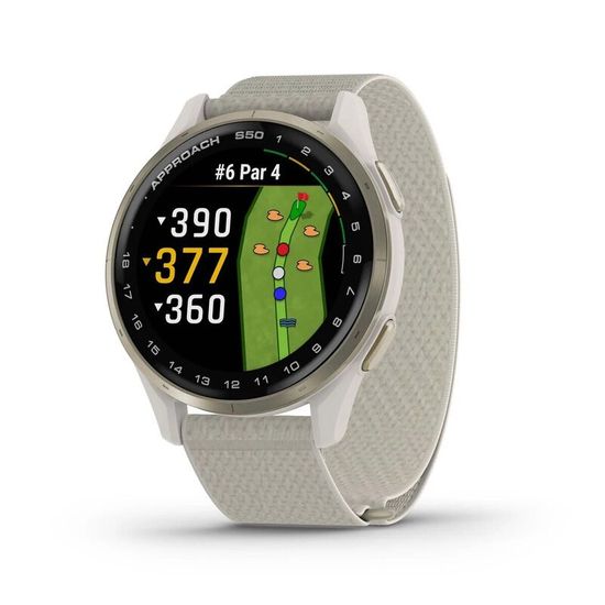Умные часы Garmin Approach S50 Creme Gold