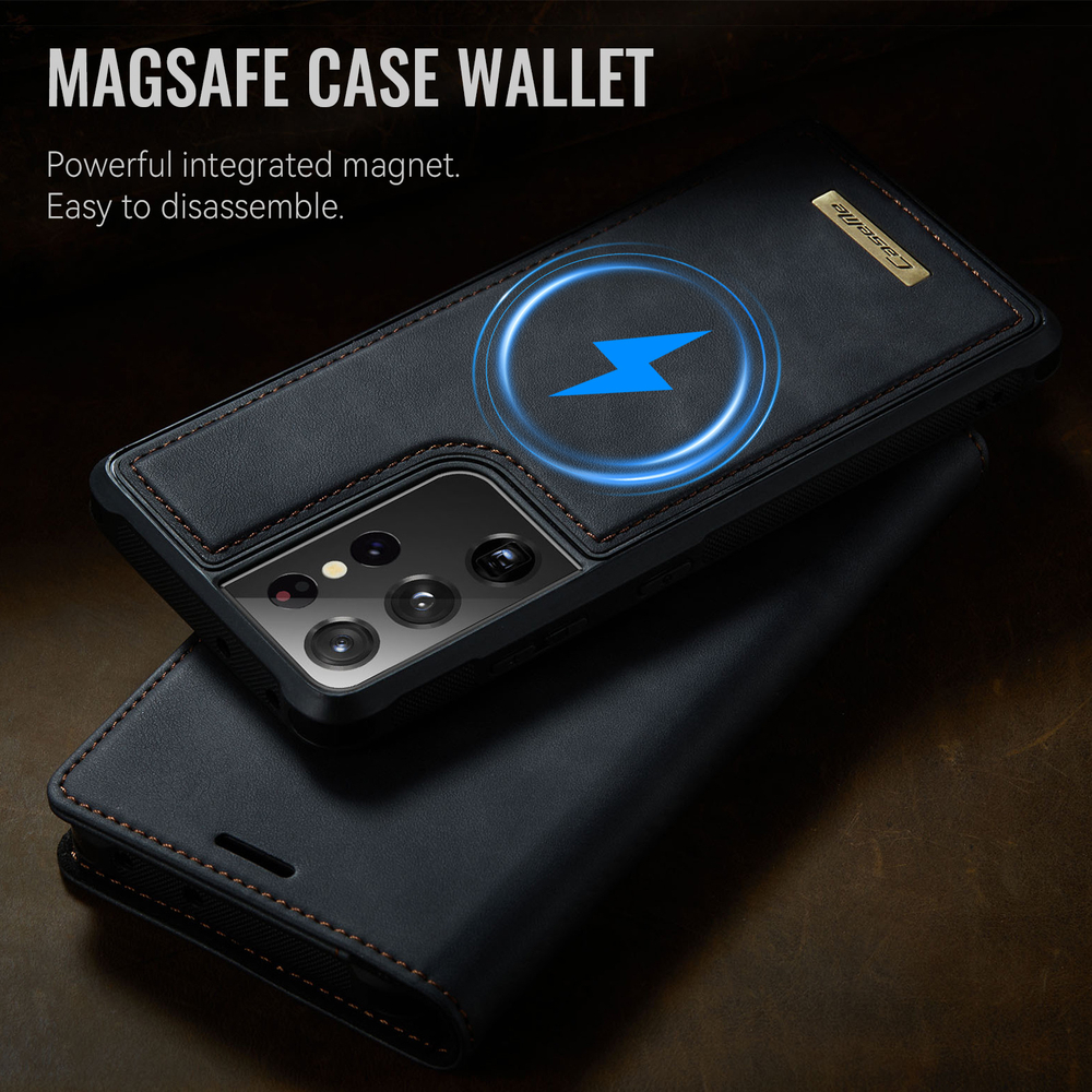 Чехол-кошелек CaseMe 2 in 1 MagSafe Samsung Galaxy S21 Ultra