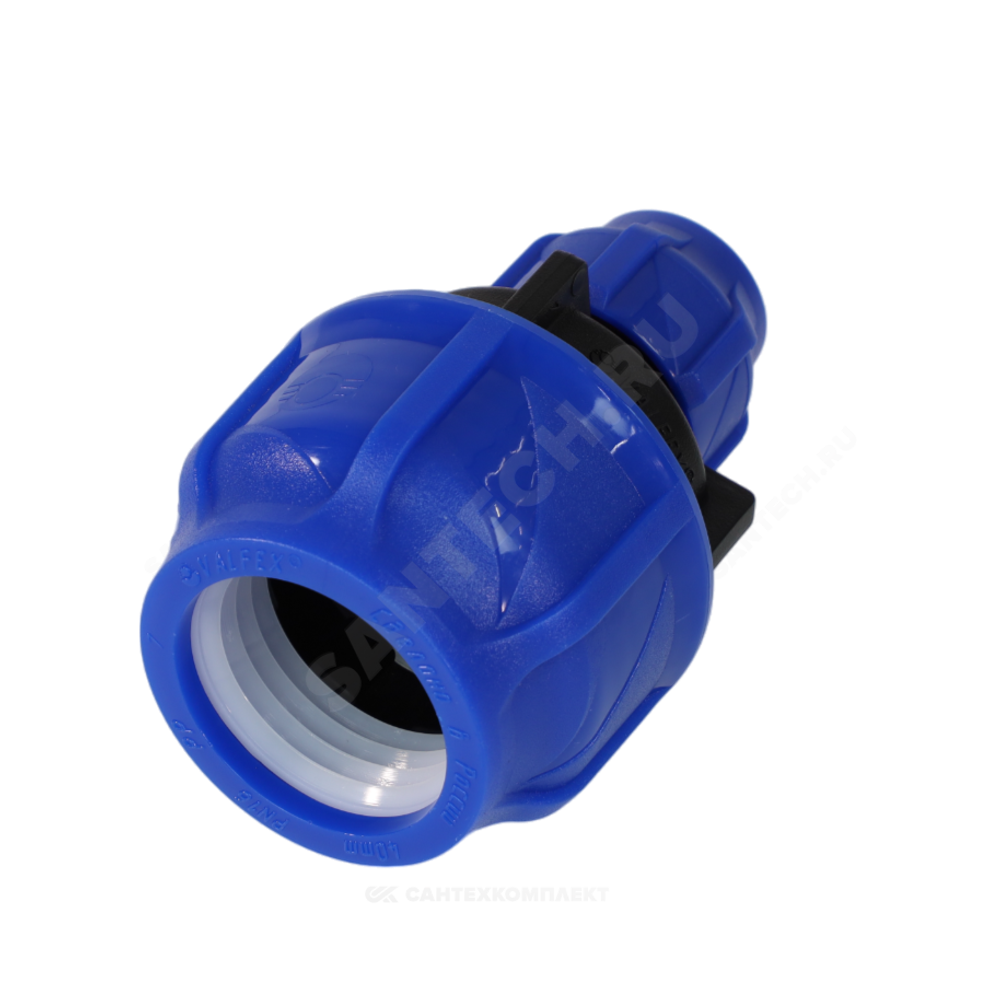 Муфта компрессионная ПЭ переходная Дн 50х25 Ру16 VALFEX 121001215025