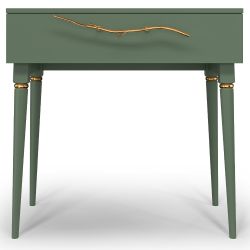 Консоль Арт Колор matte Классик Голд Зеленый нефрит матовый