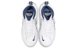 Nike Air Max Uptempo Midnight Navy mid-top retro basketball shoes men's white and Blue