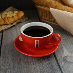 Чайная пара 320 мл красная d 11 см h7 см   (Бариста) красная P.L. Proff Cuisine [6]