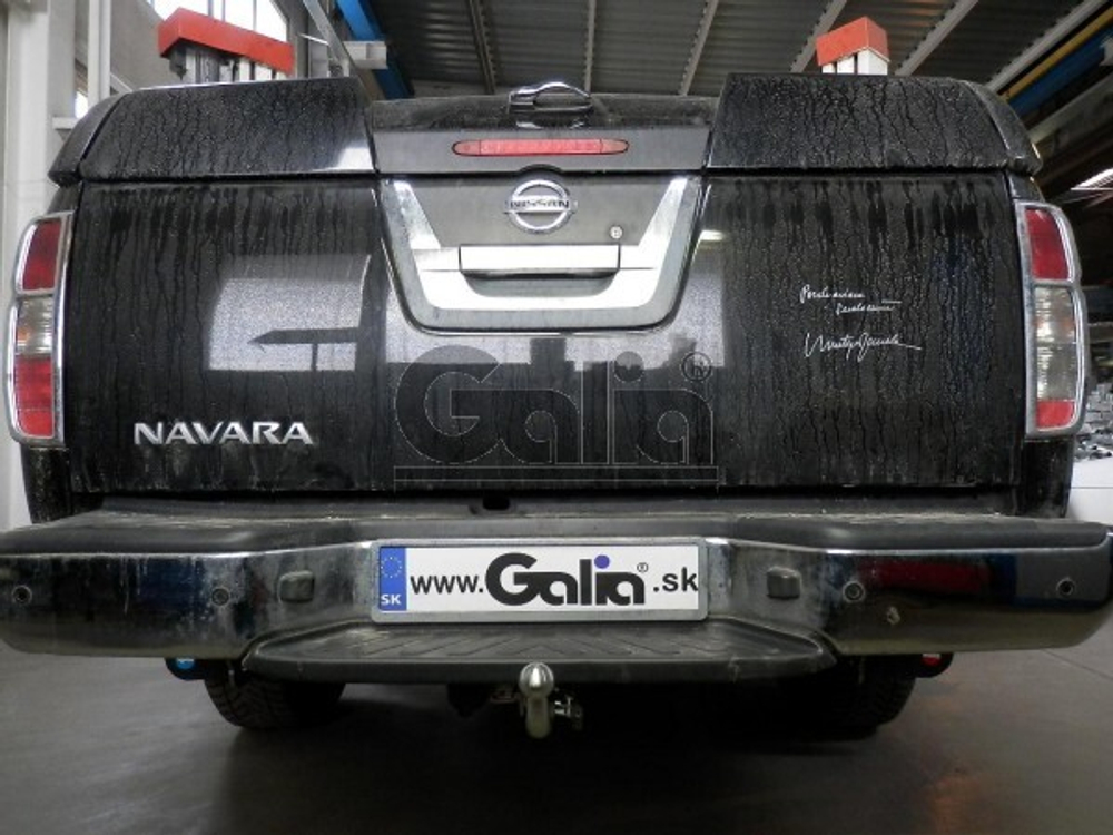 Фаркоп оцинкованный Galia N052A для Nissan Navara D40 2005-(паспорт и сертификат в комплекте)(без электрики)