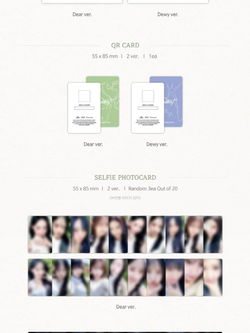 Альбом RESCENE - DEAREST 2nd Single Album QR 2SET Version