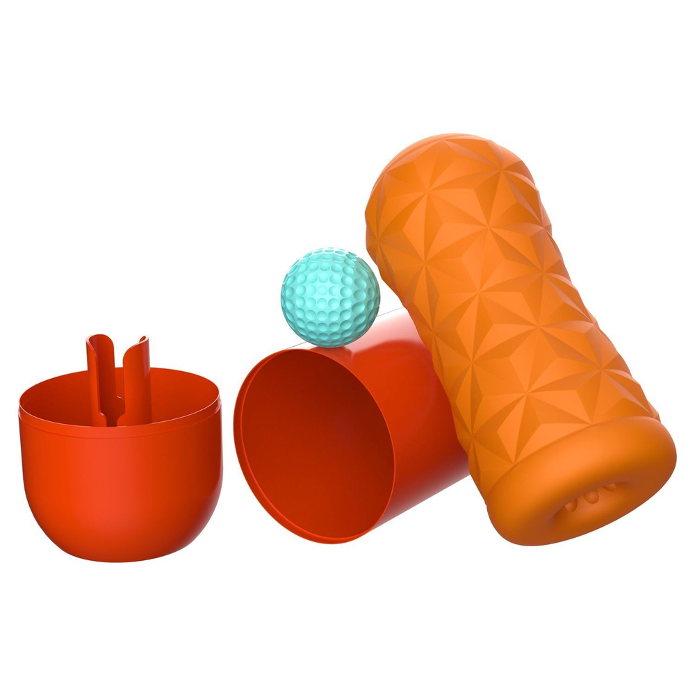 Оранжевый мастурбатор Victoria (Цвет: оранжевый)