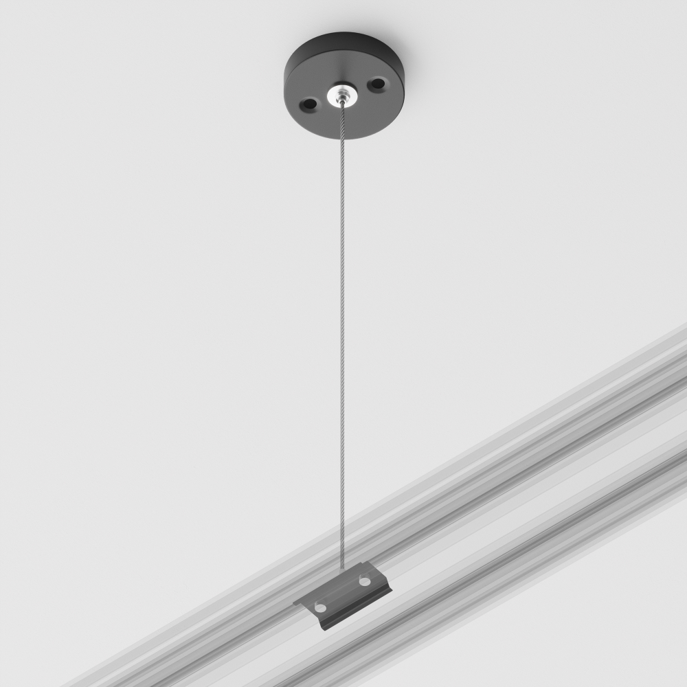 Подвесной комплект для шинопровода  Maytoni Technical TRA001CW-11B черный