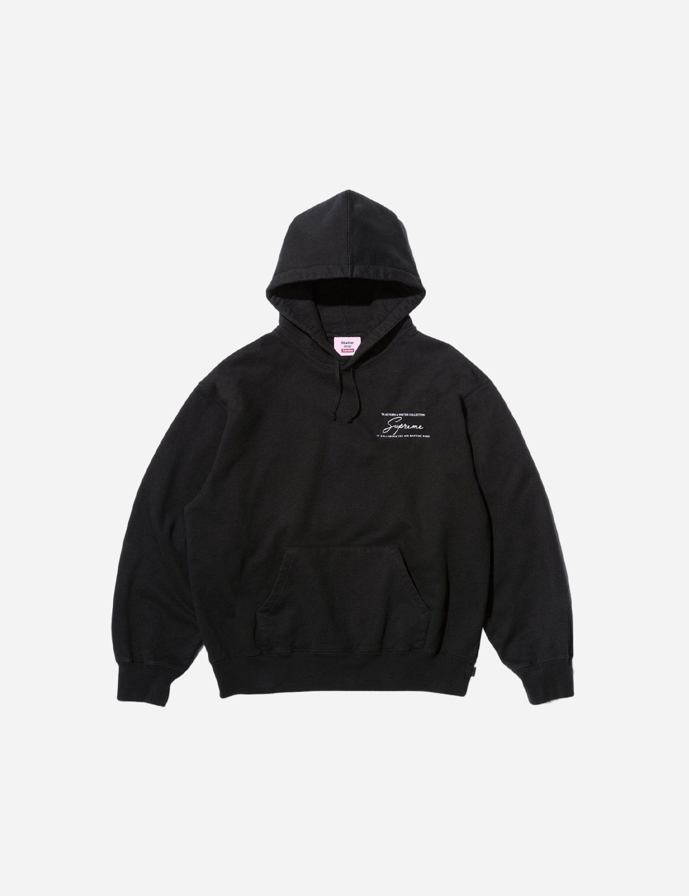 Supreme x Martine Rose Hooded Sweatshirt "Black"