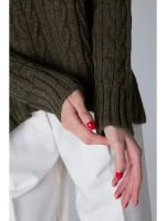 Водолазка с косами