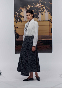 Юбка удлиненная print 291-05, S 2429