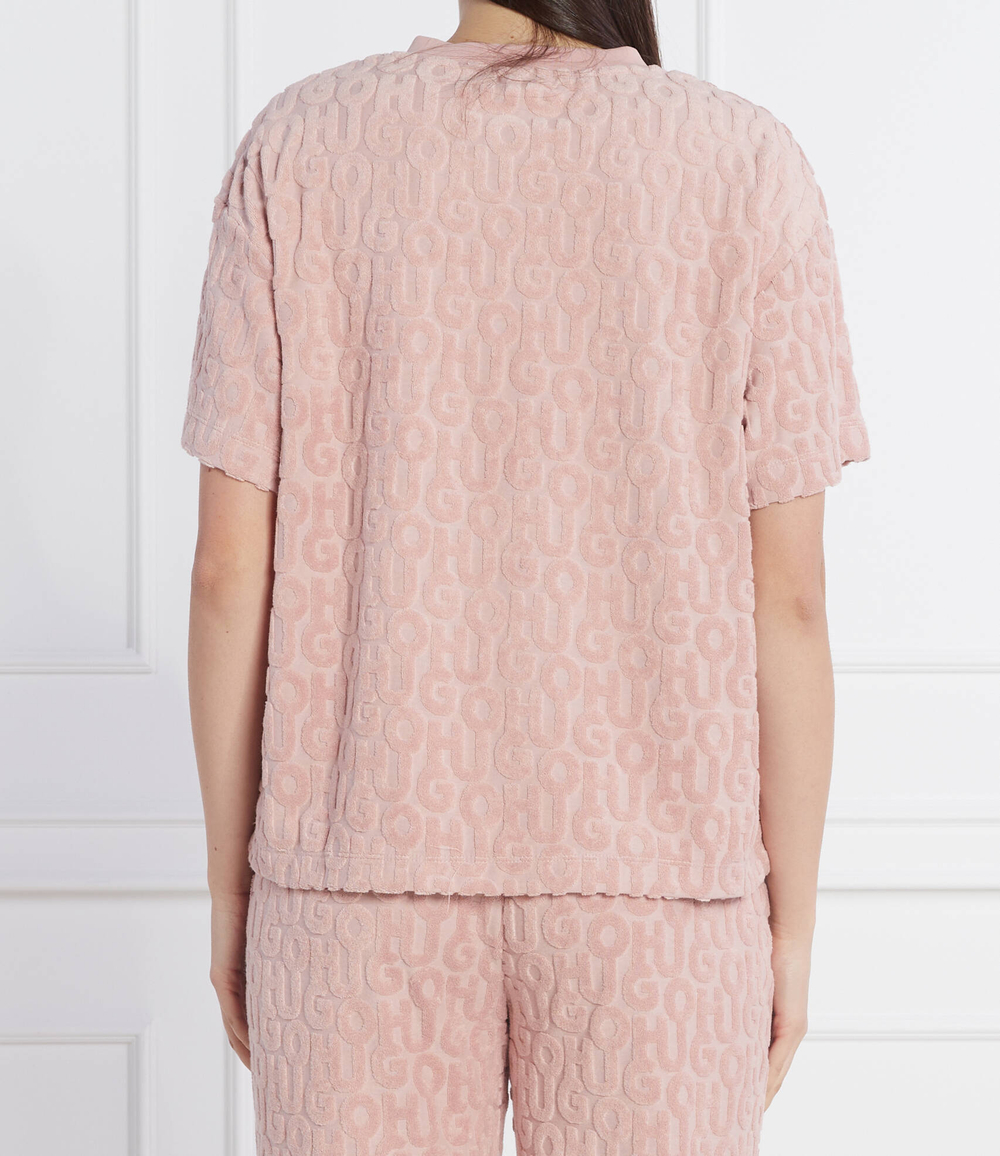 вверх от пижамы terry_футболка Hugo Bodywear - розовый(50483828)