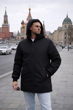 Полупальто мужское демисезонное "HN-6" черный