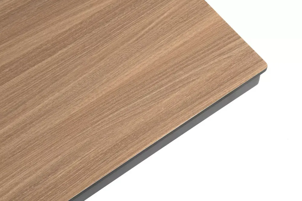 "Рио" стол из HPL 300х100см, цвет столешницы "дуб"