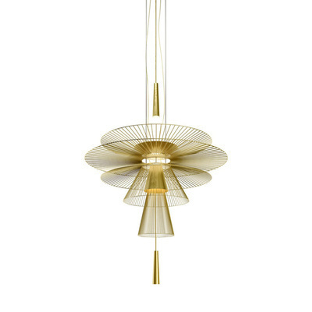 Pendant design lamp  GRAVITY (XL) by Forestier (Gold)