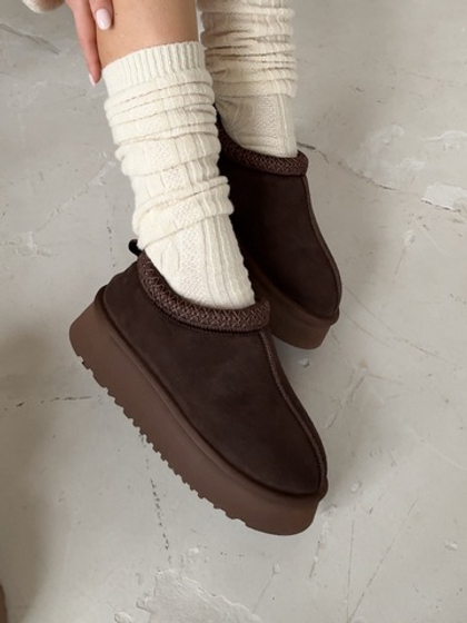 Угги из натуральной замши/Мех