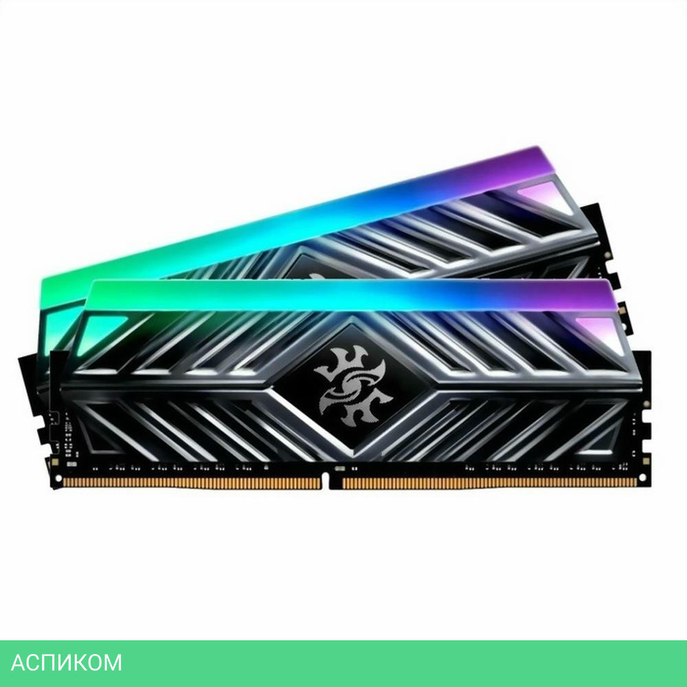Оперативная память A-Data Spectrix D41 RGB 2x8GB DDR4 PC4-25600 (AX4U32008G16A-DT41)