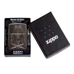 Зажигалка Zippo 49292 Knight Fight Design, High Polish Black