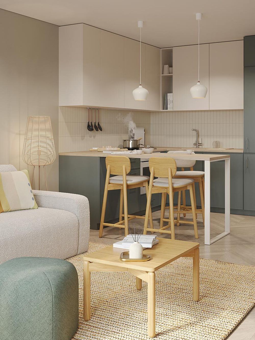 Диффузор ароматический Italian Cypress из коллекции Edge, 200 мл, бежевый